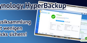 Beitragsbild des Blogbeitrags Datensicherung mit Synology Hyper Backup 