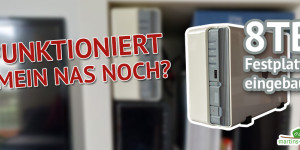 Beitragsbild des Blogbeitrags 8TB IronWolf im Synology DS211j – geht das? 