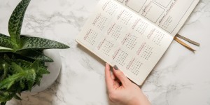 Beitragsbild des Blogbeitrags Januar Bullet Journal Setup | 2018