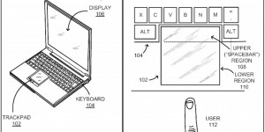 Beitragsbild des Blogbeitrags Laptop-Tastatur ohne Leertaste: Google sichert platzsparendes Patent