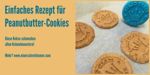 Beitragsbild des Blogbeitrags Peanutbutter-Cookies für Anfänger und Fortgeschrittene 