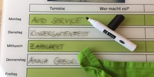 Beitragsbild des Blogbeitrags Wie organisiert man einen Haushalt? Ohne Familienplaner läuft bei uns nichts…