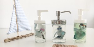 Beitragsbild des Blogbeitrags DIY- Urlaub konservieren: Wir tauchen in Seife