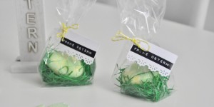 Beitragsbild des Blogbeitrags DIY: Knetseife-Ostereier aus dem bi good Duschgel von Bipa