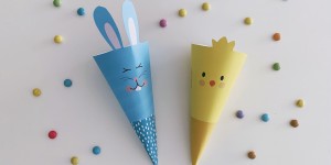 Beitragsbild des Blogbeitrags Einfache Basteltipps & -tricks für Ostern inkl Freebie