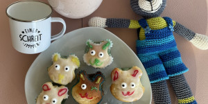 Beitragsbild des Blogbeitrags Einfache Muffins mit Ohren: Wir backen Hasenmuffins für Ostern