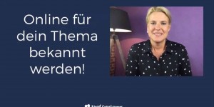 Beitragsbild des Blogbeitrags Online für dein Thema bekannt werden und dir eine Community aufbauen! 