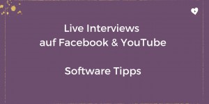 Beitragsbild des Blogbeitrags Live Interviews durchführen: Software & Tipps 