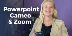 Beitragsbild des Blogbeitrags Powerpoint Cameo für deine Zoom Präsentationen