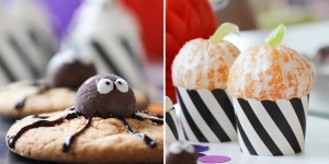Beitragsbild des Blogbeitrags Schnelle, zauberhafte Ideen für einen Sweet Table zu Halloween