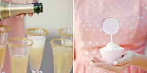 Beitragsbild des Blogbeitrags Glamouröse Silversterparty in Gold und Rosa 