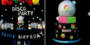 Beitragsbild des Blogbeitrags Eine Disco Party zum 9. Geburtstag mit vielen coolen Details 