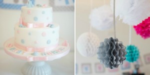 Beitragsbild des Blogbeitrags Junge oder Mädchen? Schöne Idee für eine Babyshower in rosa und blau