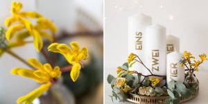 Beitragsbild des Blogbeitrags DIY: Modernen Adventskranz selber machen ohne Tannengrün