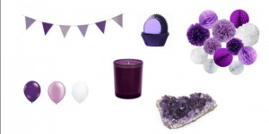 Beitragsbild des Blogbeitrags Wundervolle Deko- und Partyartikel in Ultra Violett – der Pantone Farbe 2018 