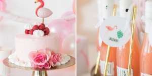 Beitragsbild des Blogbeitrags Sommerliche Flamingo Party mit vielen Ideen & einer Hula Hoop Reifen Deko