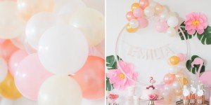Beitragsbild des Blogbeitrags DIY: Anleitung für eine Hula Hoop Ballon Dekoration (mit Video) 