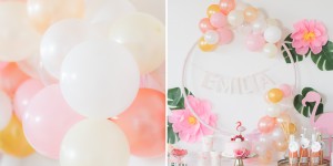 Beitragsbild des Blogbeitrags DIY: Anleitung für eine Hula Hoop Ballon Dekoration (mit Video)
