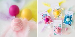 Beitragsbild des Blogbeitrags DIY: Frühlingshafte Last Minute Geschenke mit eos Lippenpflege