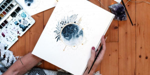 Beitragsbild des Blogbeitrags Moon Power – Die Mondphasen als Kraftquelle