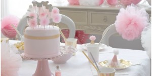 Beitragsbild des Blogbeitrags Ein Kindergeburtstag für kleine Prinzessinnen in Gold, Tüll und Rosa 