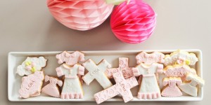 Beitragsbild des Blogbeitrags Kekse für den Sweet Table zur Taufe 