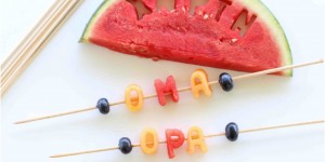Beitragsbild des Blogbeitrags Melonen-Buchstaben als Tischkarten für die Sommerparty