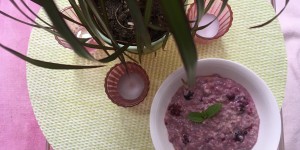 Beitragsbild des Blogbeitrags Haferbrei mit Beeren