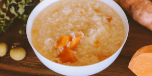 Beitragsbild des Blogbeitrags Rezept: Babybrei mit Süßkartoffel