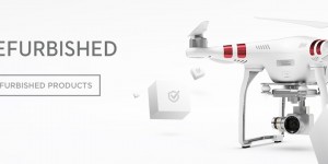 Beitragsbild des Blogbeitrags DJI Refurbished – Geld sparen beim Drohnen Kauf