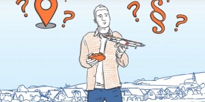 Beitragsbild des Blogbeitrags Wo darf ich mit der Drohne fliegen? Drone Space App gibt Antworten 