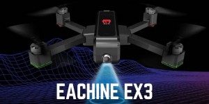 Beitragsbild des Blogbeitrags Eachine EX3 – neue faltbare 2k Mini Drohne 