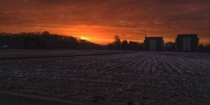 Beitragsbild des Blogbeitrags Sonnenaufgang in Puntigam – Instagram 