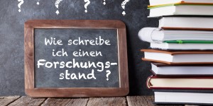 Beitragsbild des Blogbeitrags Wie schreibe ich einen Forschungsstand oder „Was bisher geschah“