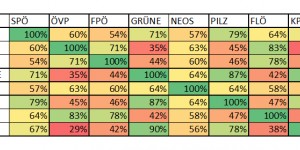 Beitragsbild des Blogbeitrags Nationalratswahl 2017: Wie gut passen die Parteien zueinander?