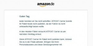 Beitragsbild des Blogbeitrags Unbeaufsichtigt in der Abholstation.