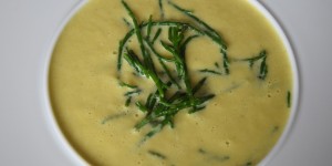 Beitragsbild des Blogbeitrags Chayotensuppe mit Queller