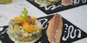Beitragsbild des Blogbeitrags Geräucherter Saibling mit Rübchen-Salat