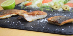 Beitragsbild des Blogbeitrags Gebratener Wolfsbarsch mit Grapefruit-Fenchelsalat