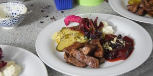 Beitragsbild des Blogbeitrags Kalbsleber Stroganoff