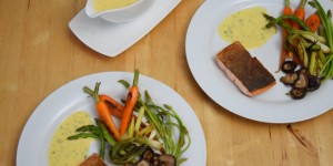 Beitragsbild des Blogbeitrags Lachs mit Sauce béarnaise