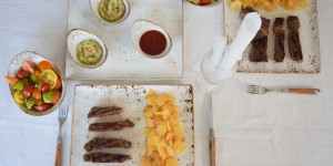 Beitragsbild des Blogbeitrags Steak mit Kartoffelwaffeln 