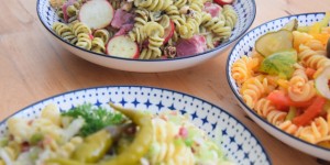 Beitragsbild des Blogbeitrags Kalte Pesto-Nudelsalate 