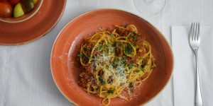 Beitragsbild des Blogbeitrags Spaghetti Bolognese „Speziale“