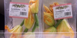Beitragsbild des Blogbeitrags Zucchiniblüten im Winter