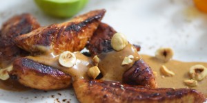 Beitragsbild des Blogbeitrags Saté-Hähnchen mit Haselnussdip