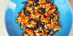 Beitragsbild des Blogbeitrags Muscheln auf die Art von Escabeche