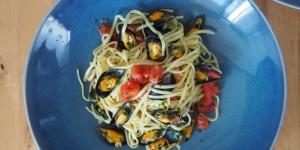 Beitragsbild des Blogbeitrags Tagliatelle mit Miesmuscheln 