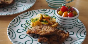 Beitragsbild des Blogbeitrags Gebackene Kalbsleber mit Schnittlauchsauce
