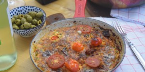 Beitragsbild des Blogbeitrags Sofrito-Eierspeise mit Guanciale 